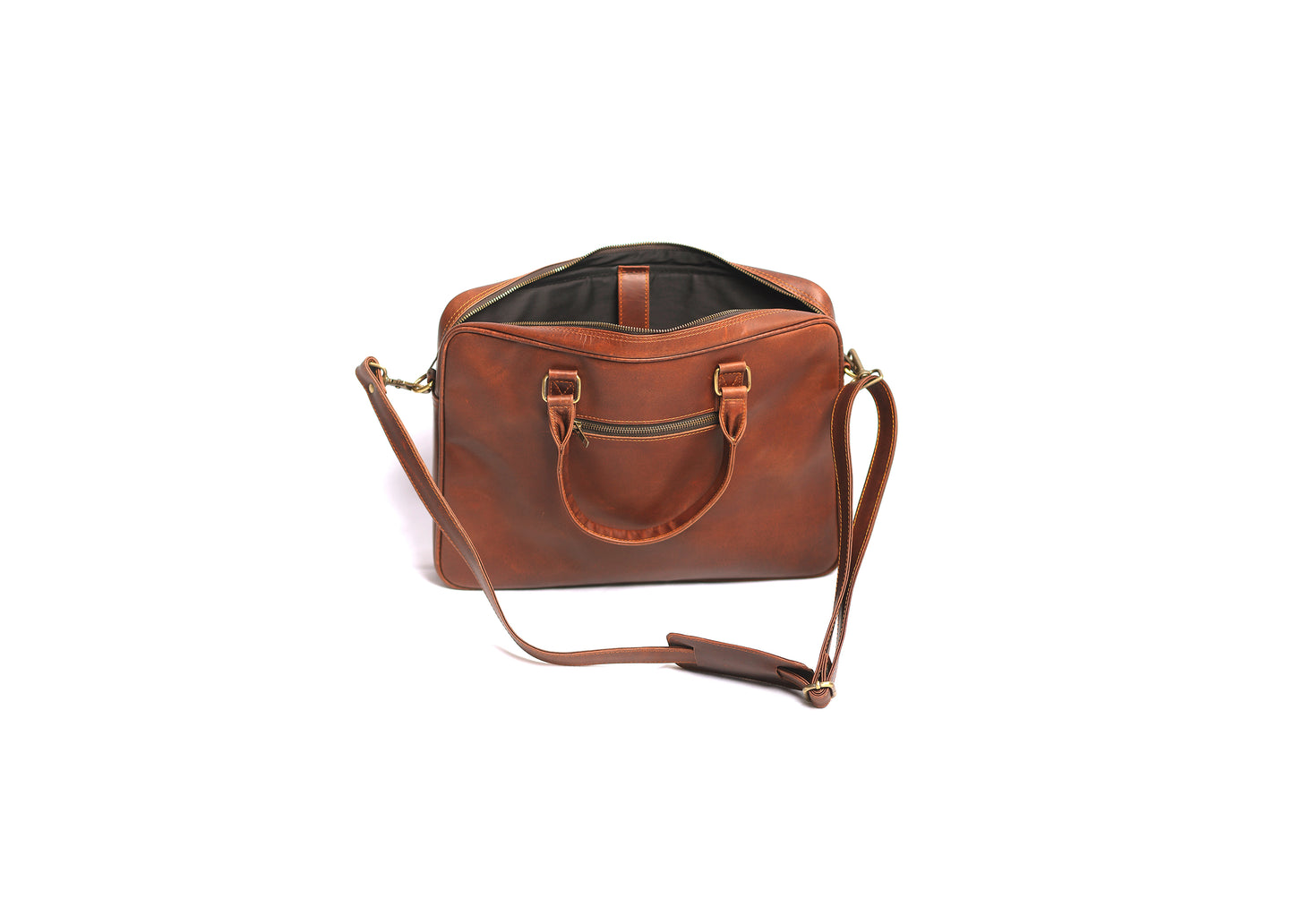 Laptop Business Leather Bag |Brown Color|