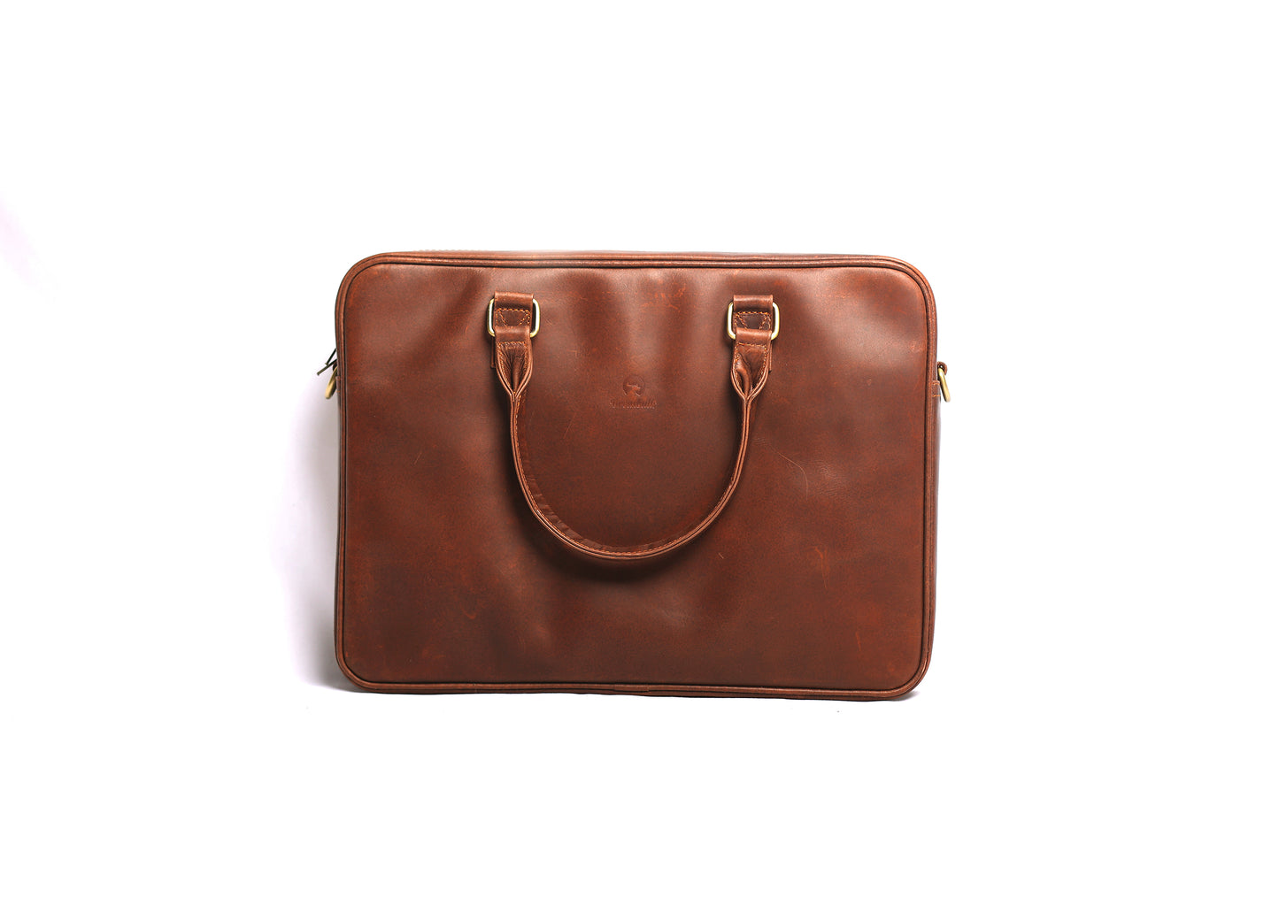 Laptop Business Leather Bag |Brown Color|