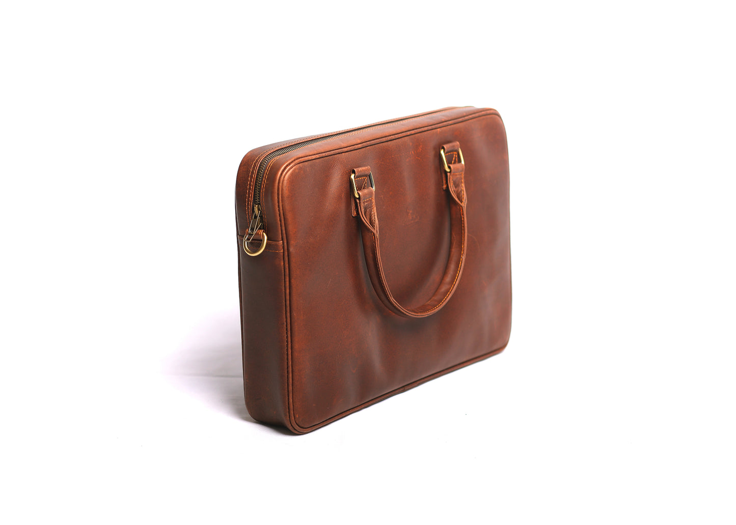 Laptop Business Leather Bag |Brown Color|