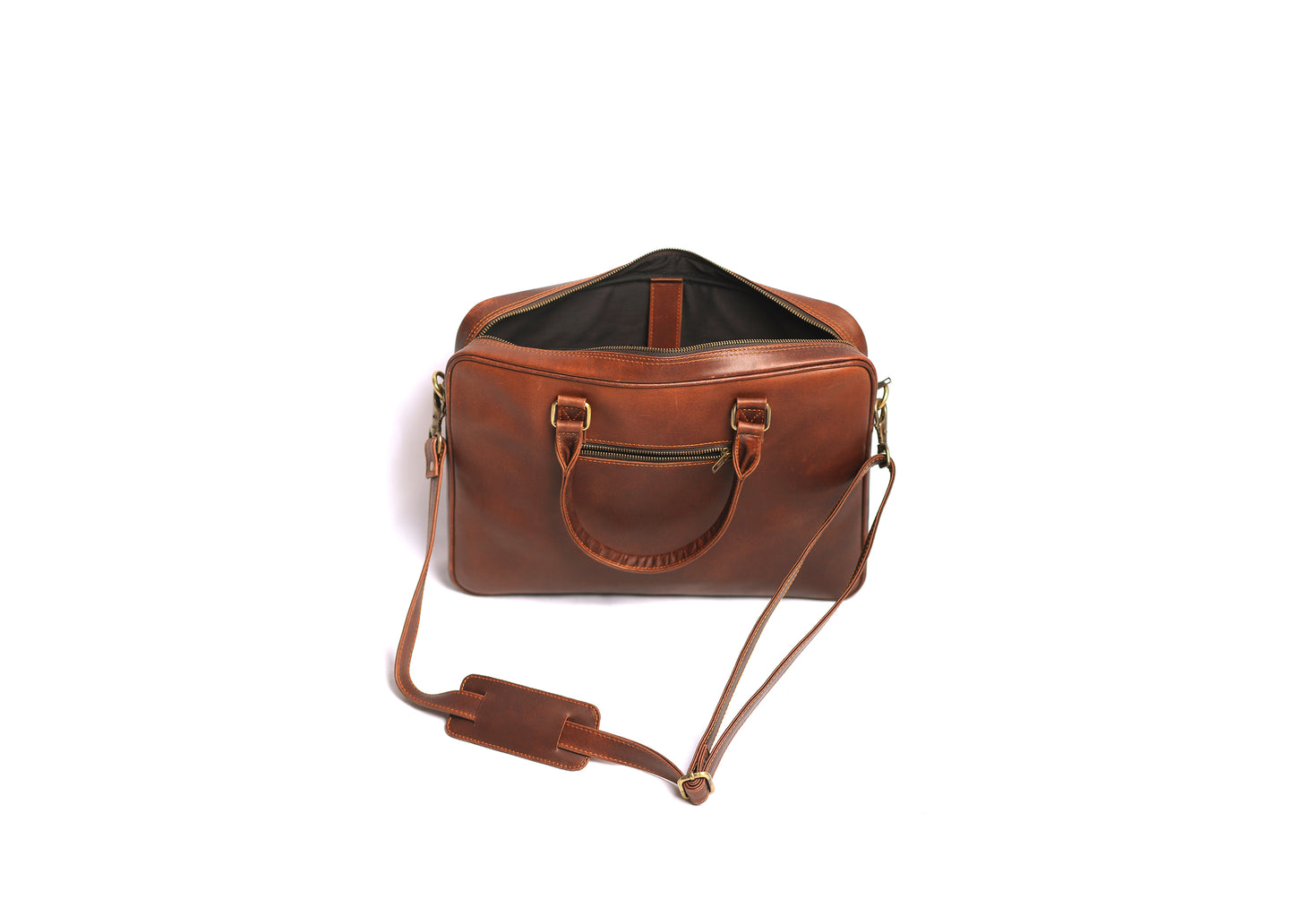 Laptop Business Leather Bag |Brown Color|