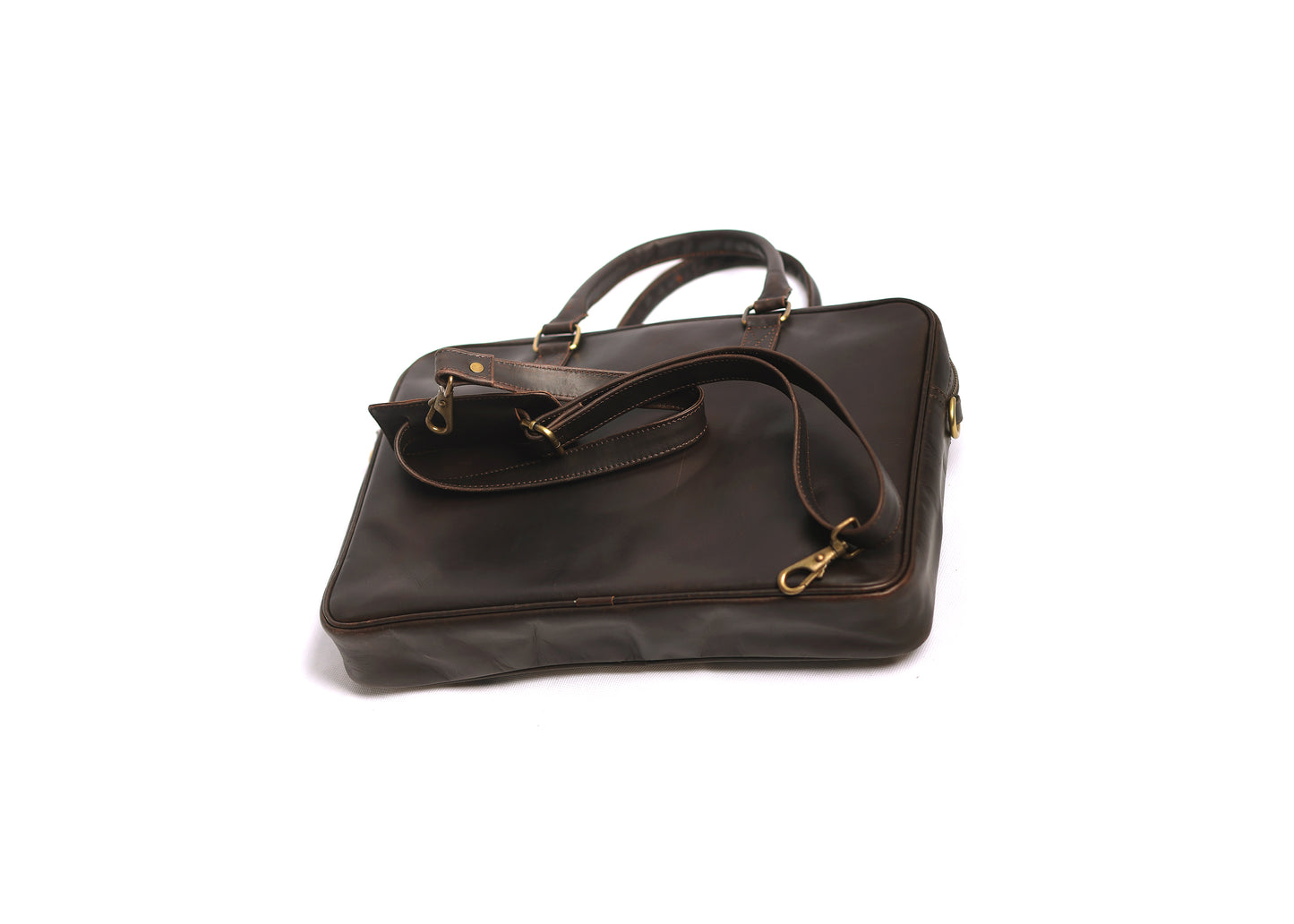 Laptop Business Leather Bag |Maroon Color|
