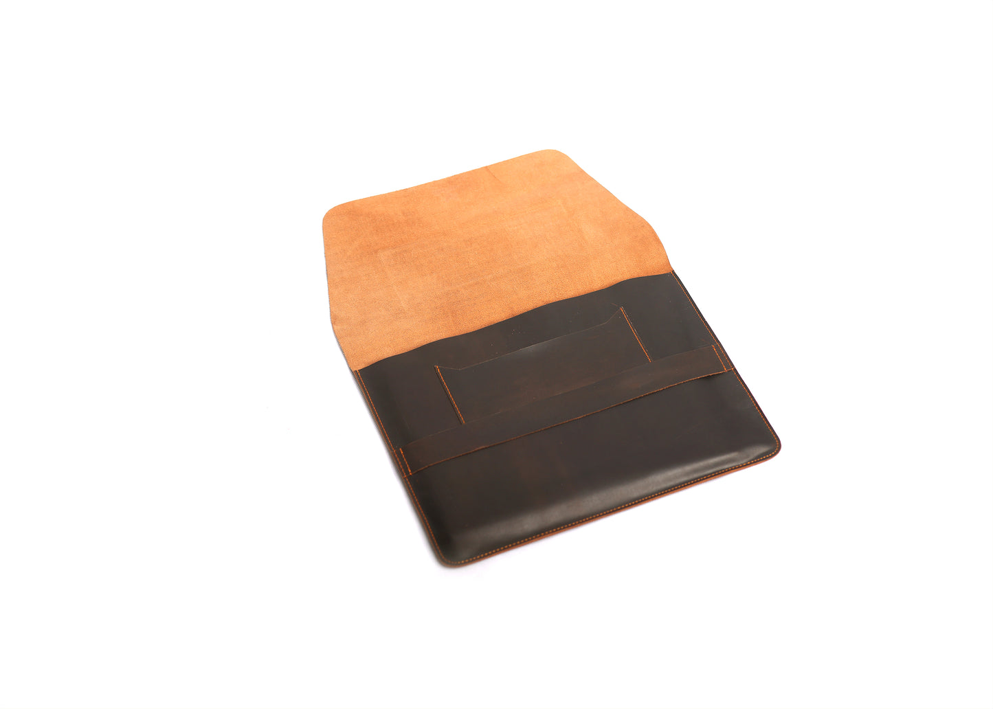 Laptop Leather Sleeve |Dark Maroon|