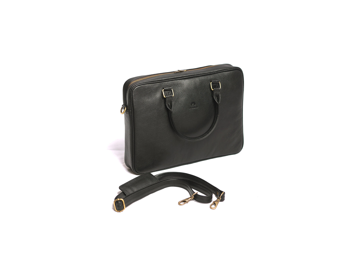 Laptop Business Leather Bag |Black Color|