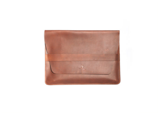 Laptop Leather Sleeve |Brown Color|