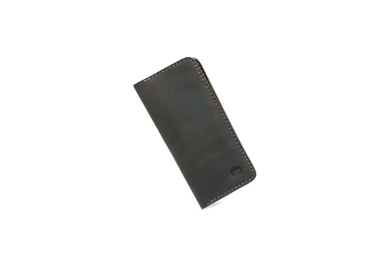Black Leather long wallet